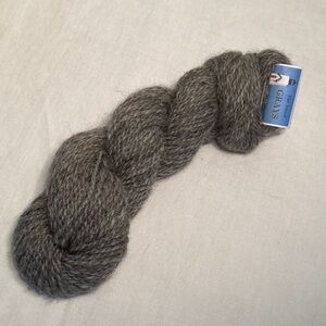 Flat island grays Maine Gray Wool Yarn Skein